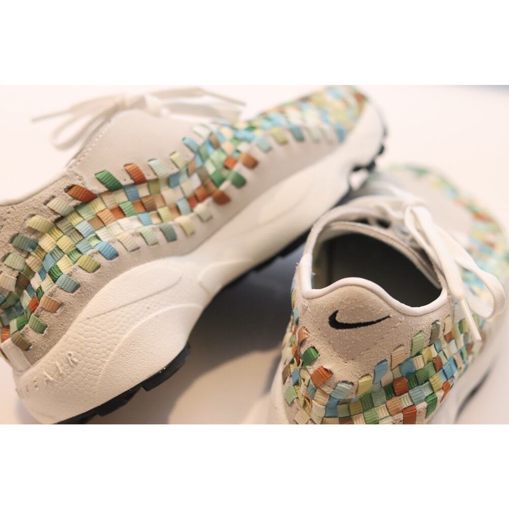 Nike Air Footscapes Woven - Summit White Rainbow Sz 6.5 - Picture 4 of 5